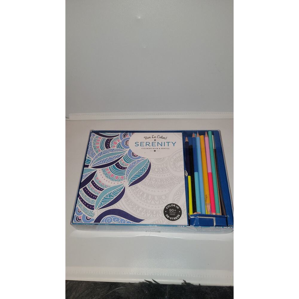 Serenity Coloring Book & Pencils